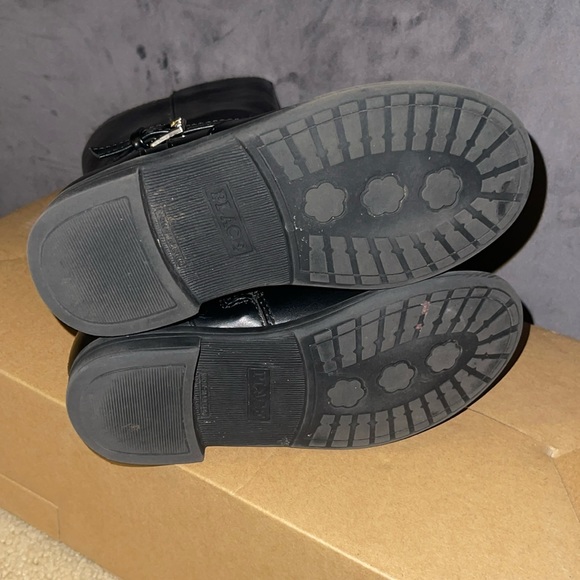 10c Toddler Girls Tall Riding Boots - Black - Picture 6 of 9